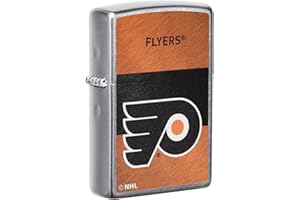Zippo 2021 NHL Philadelphia Flyers Street Chrome Pocket Lighter