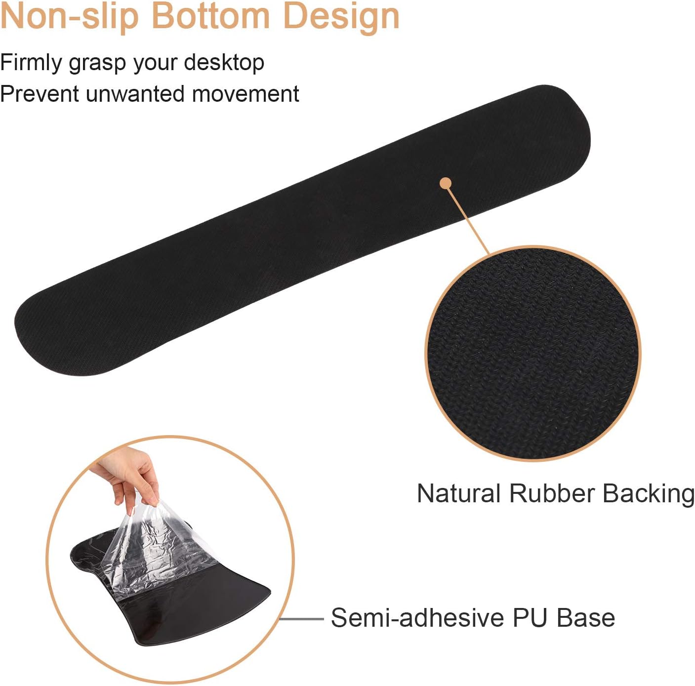 iCasso Keyboard Wrist Rest and Mouse Wrist Rest Pad, Made of Memory Foam, Ergonomic Support, Easy Typing and Relieve Wrist Pain, Perfect for Gaming, Computer, Office, Laptop - Honeycomb : Office Products