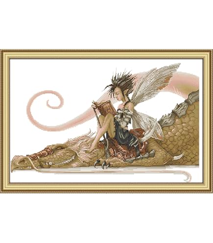 Amazon.com: PANNA Counted Cross Stitch kit White Lace. Fox 16x16