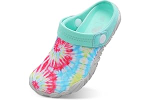 BESROAD Kids Girls Boys Quick Dry Athletic Water Shoes Sandals Pool Swim Outdoor Sandals Wide House Clog Slippers