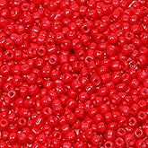 PPhtony Glass Seed Beads Pony Beads 30g/1050Pcs 3mm Solid Color Mini Round Loose Spacer Bead for DIY Earrings Bracelets Necklace Jewelry Craft Making (Red)