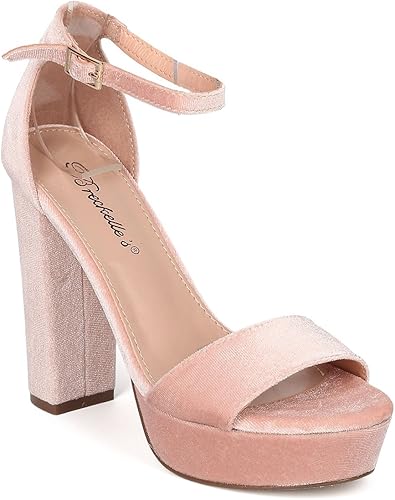 block platform heel sandals