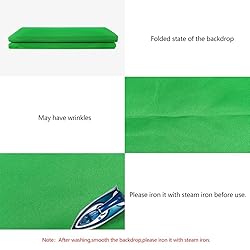 HEMMOTOP Green Screen Backdrop, 10 x 20 ft