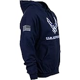 Ann Arbor T-shirt Co. U.S. Military, First Responder Hoodie USAF Army Navy Firefighter Sweatshirt Hoody