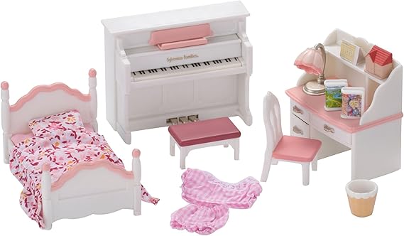 sylvanian families girl's room set