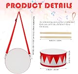 Beavorty Snare Drum 8 inch with Strap & 2 Drumsticks for Kids view 2