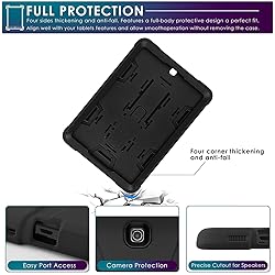 DETUOSI Shockproof Case for Samsung Galaxy Tab S2