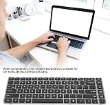 Fdit Laptop Keyboard for Probook 4330s 4430s 4431S 4435 4436 ABS Aluminum Black view 4