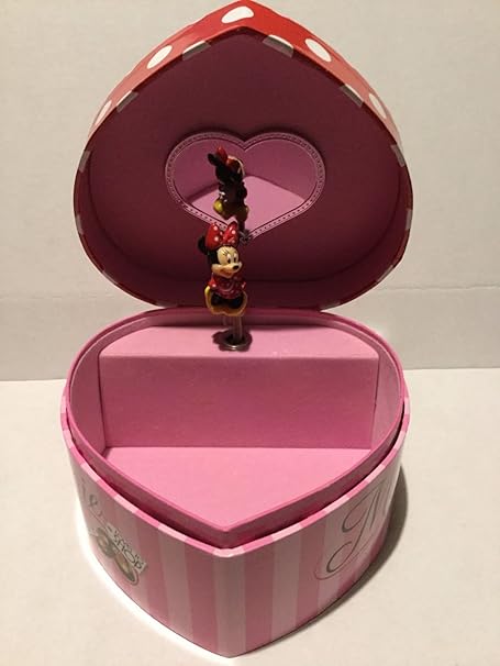 Amazon ｄｉｓｎｅｙ ディズニー ミニーマウス ハート ミュージカル ジュエリーボックス オルゴール おもちゃ