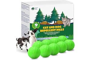 Cat Repellent Balls (9-Pack),Natural Cat Deterrent Ball Outdoor & Indoor Keep Cats Out of Yard Lawn Garden Prevent Scratch an