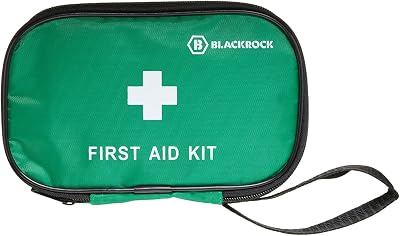 Blackrock 1 Person First Aid Kit Bag Soft Travel Pouch Zip Refillable Car Home