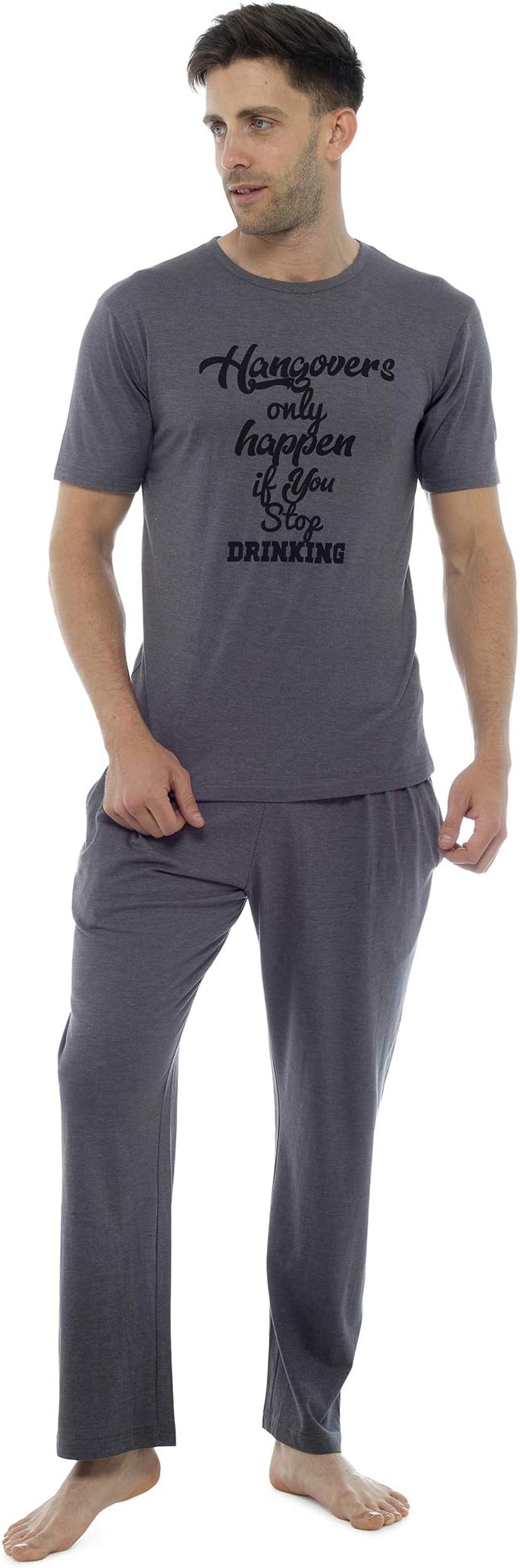 Strong Souls Mens Jersey Cotton Pyjamas Pjs