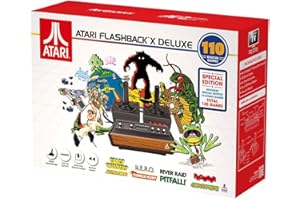 ATGAMES Atari Flashback X Deluxe Retro Console 120 Built-in Games - 2 Wired Controllers - HD HDMI Port - Plug n Play