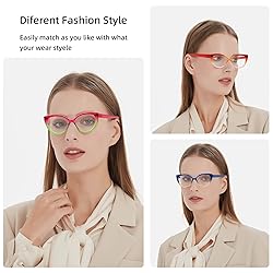 eyeezi Cat Eye Reading Glasses for Women-Blue Light