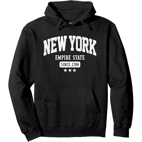 Amazon.com: NY State of Mind Hoody Sweatshirt NYC Skyline Hoodie