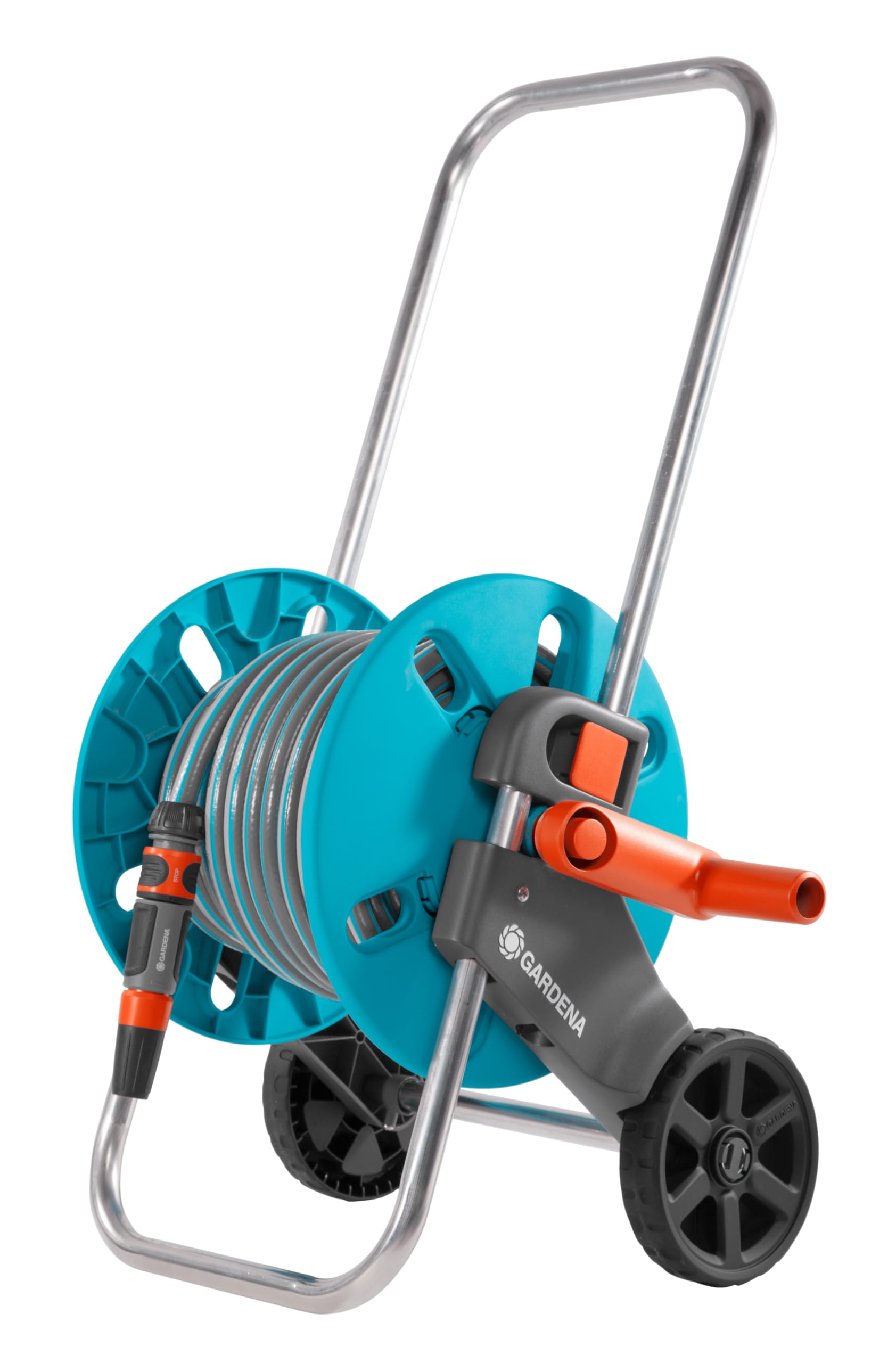 Gardena Hose Trolley Set, Turquoise, 36 x 44 x 48 cm, Multicolour