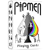Unique Playing Cards, White Deck of Cards, Cool Pipmen Cards with Free Card Game eBook, Premium Poker Cards, Unique Kids Play
