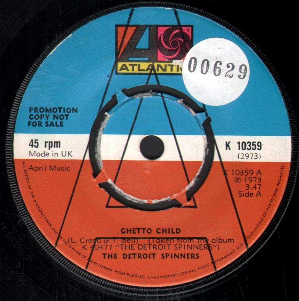 Detroit Spinners Ghetto Child Detroit Spinners 7 45 Amazon Com Music