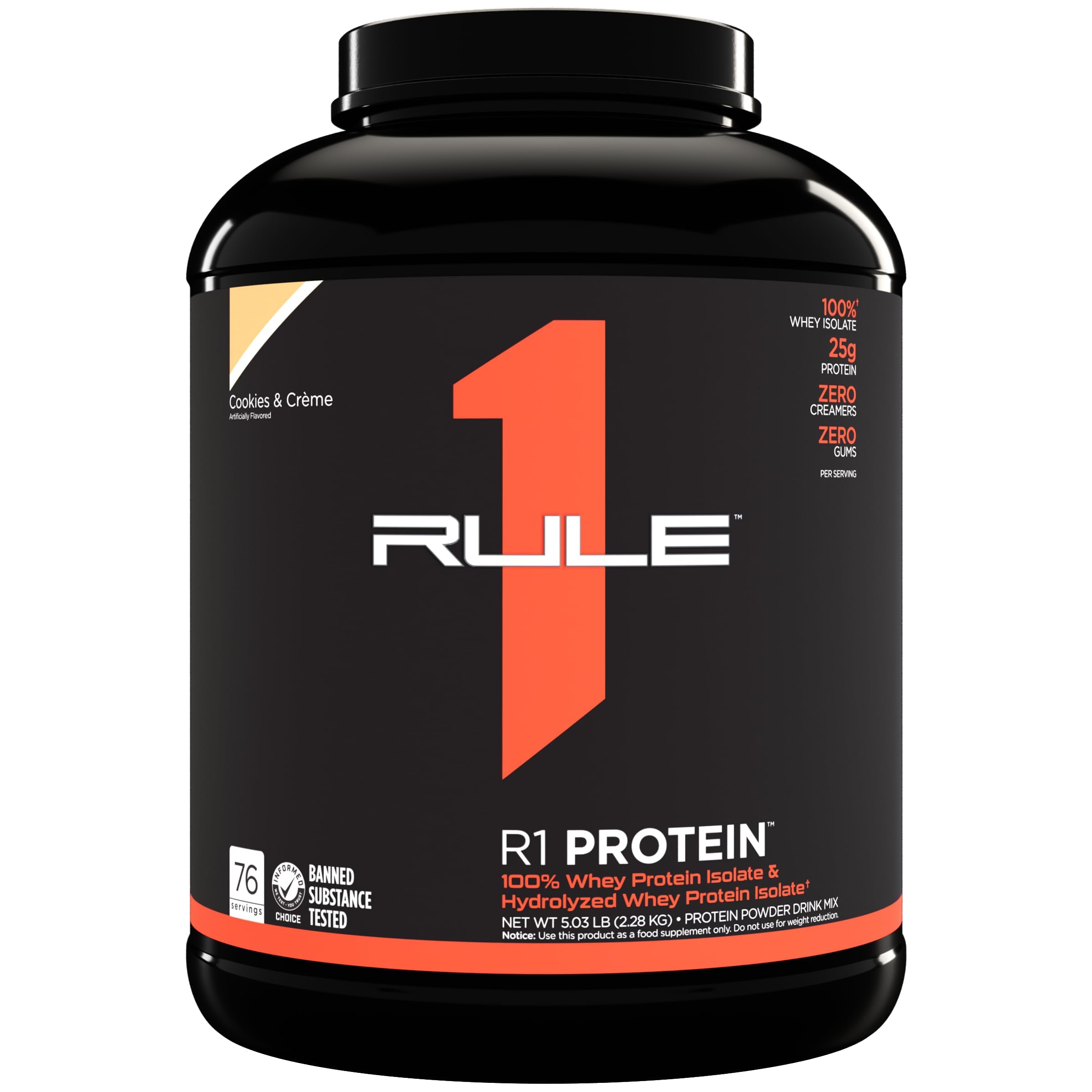 Rule1 R1 Protein Cookies & Crème, 2.27 kg