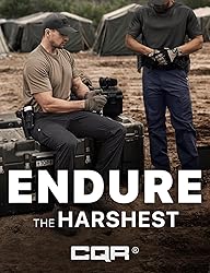 CQR Men's Military Cargo Pants, Water Resistant