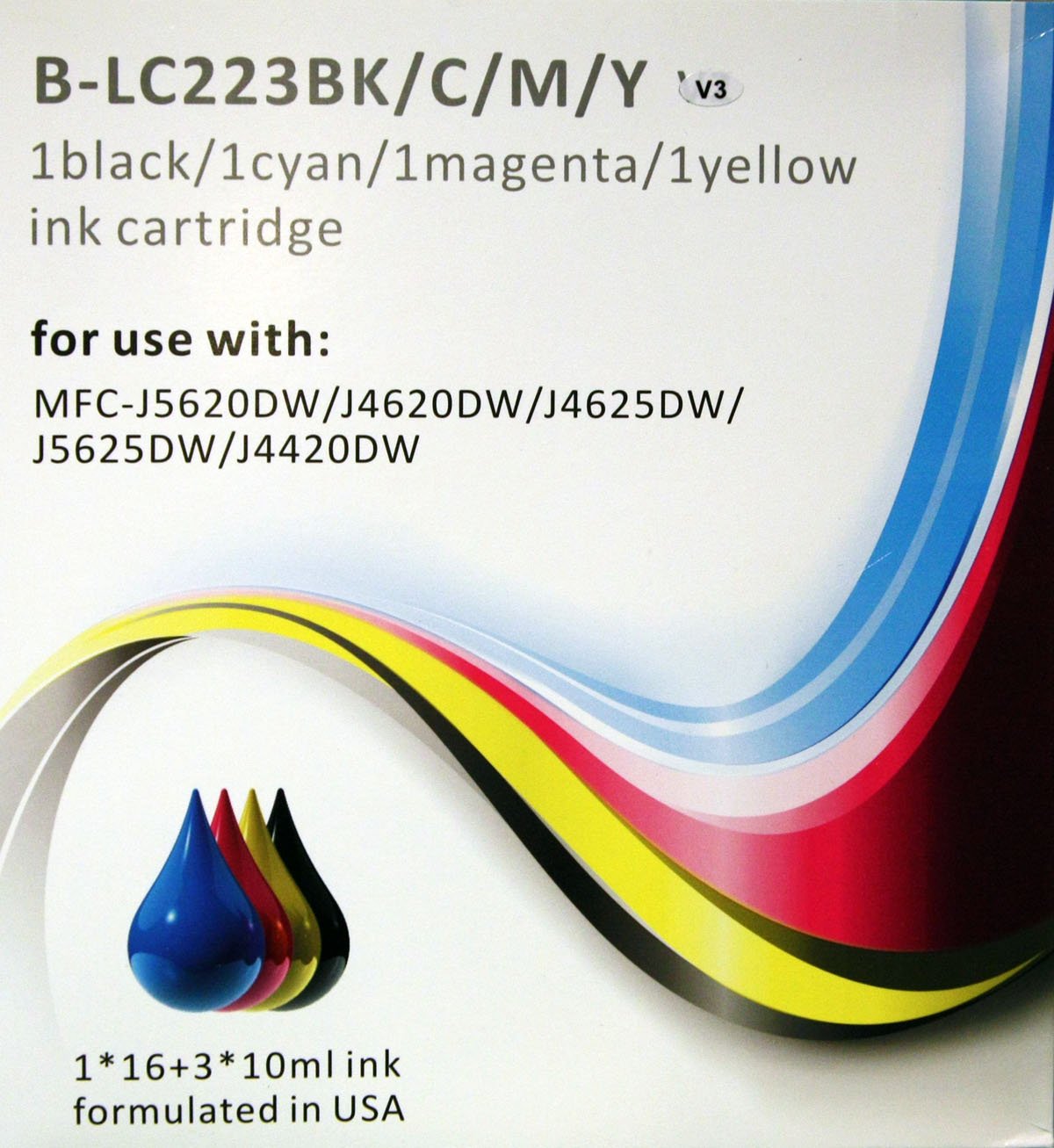 BROTHER LC223 COMPATIBLE INK 4 PACK FOR J4120/J4620/J4625