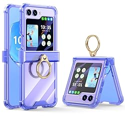 Galaxy Z Flip 5 Case with Hinge Protection Clear