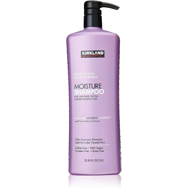 Kirkland signature professional Salon Formula moisture Shampoo 33.8 ounce bottle (096619519828)