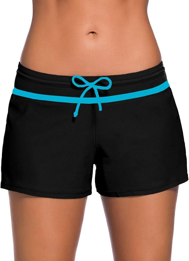 WILLBOND Short de banho feminino tanquíni com parte inferior plus size ...