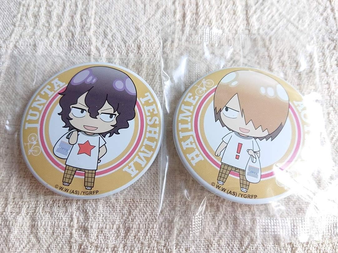 Amazon Co Jp 弱虫ペダル 手嶋純太 青八木一 T2 ローソン 缶バッジ Lawson Ver ホビー 通販