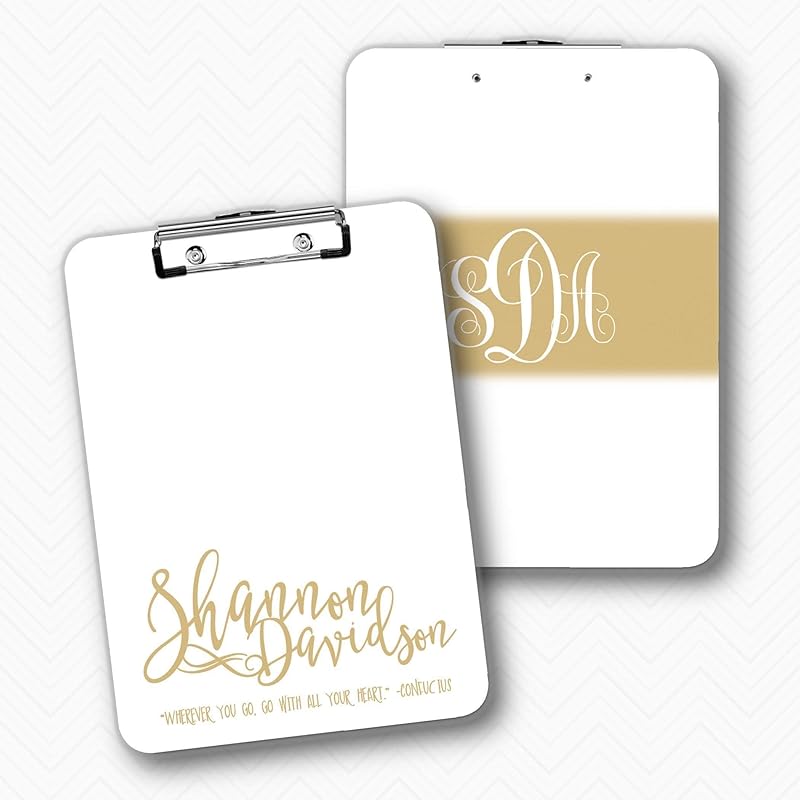 Modern Double Sided Dry Erase Clipboard Personalized Clipboard Teacher Clipboard