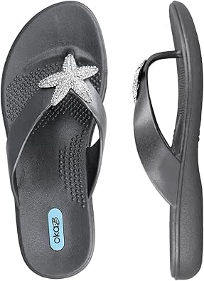 leather toe loop sandals