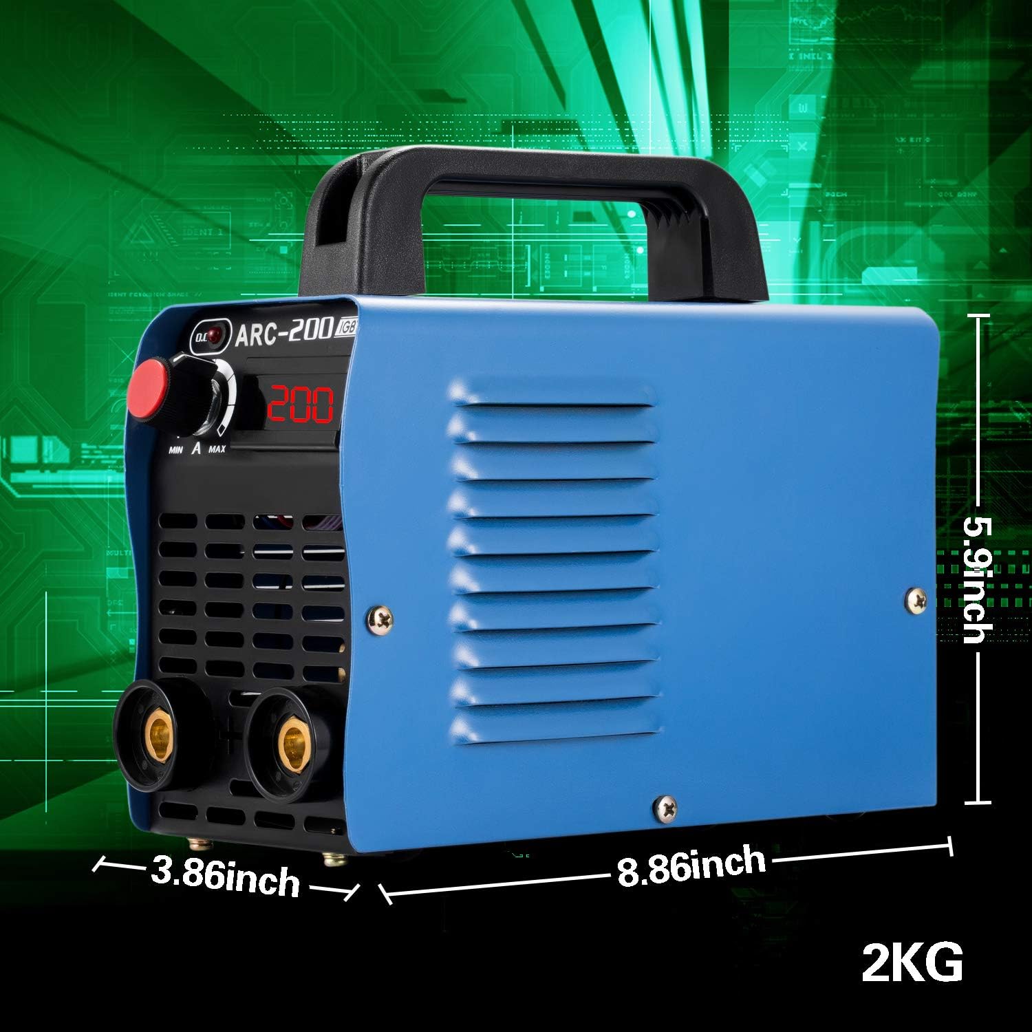 ARC Welder, 200Amp 110V Welding Machine IGBT Inverter Welder With LCD Display, Fits 4.2 MM Welding Rod Equipment With Accessories Tools - - 