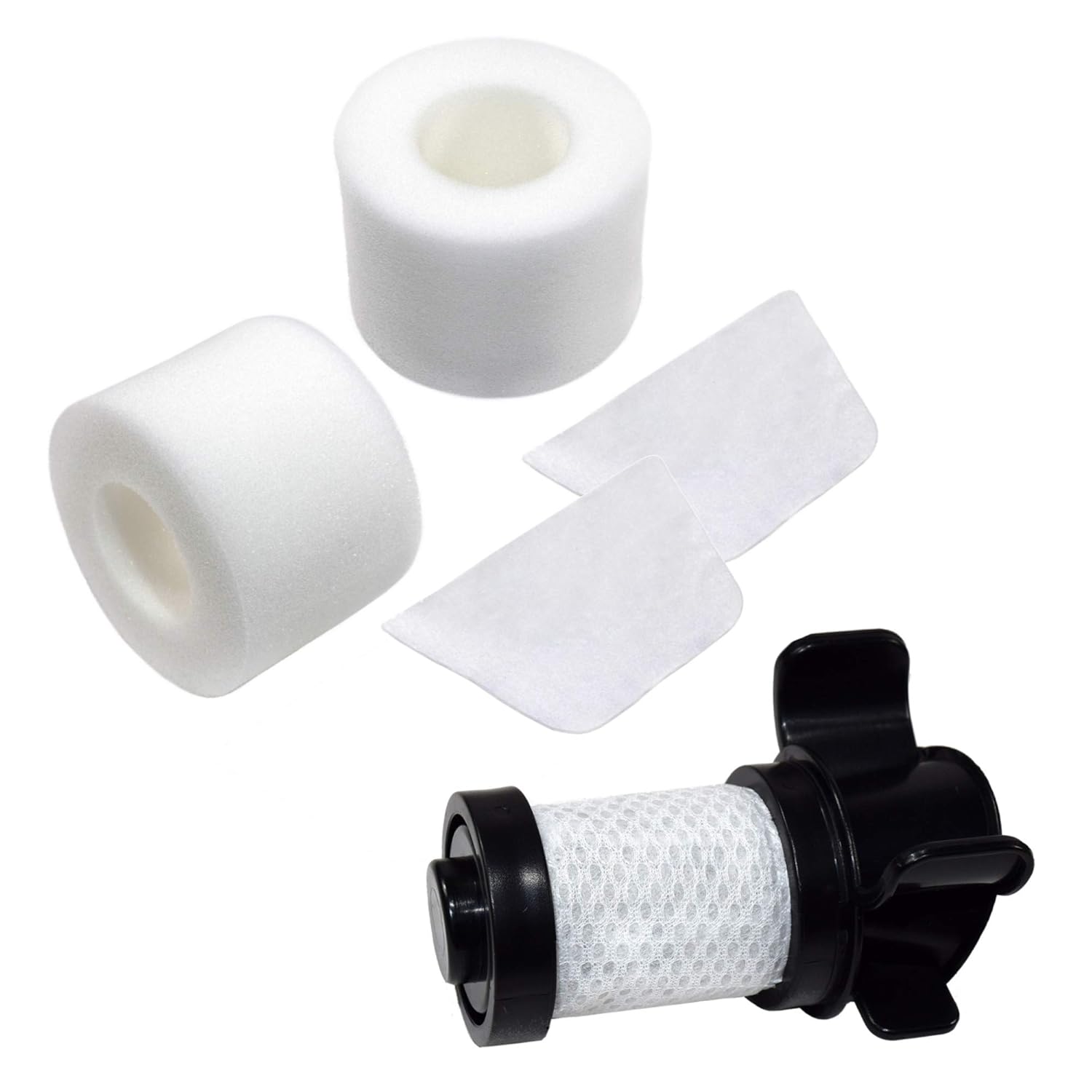HQRP 5pcs Filter Set for Shark IONFlex DuoClean IF200W IF251 IF252 IF285 UF280 IF200 IF201 IF202 IF205 IF203Q IC205 IC205CCO IF281 IF282 MultiFLEX Cordless Vacuum + HQRP Coaster