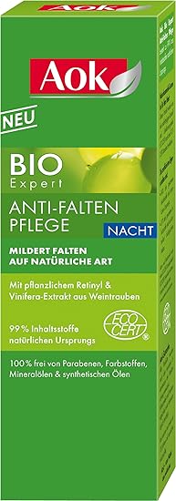 Aok Gesichtspflege Bio Expert Anti-Falten Pflege Nacht, 1er Pack (1 x 50 ml)