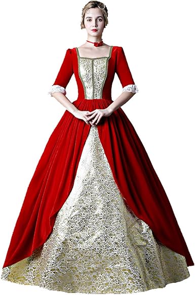red royal dress