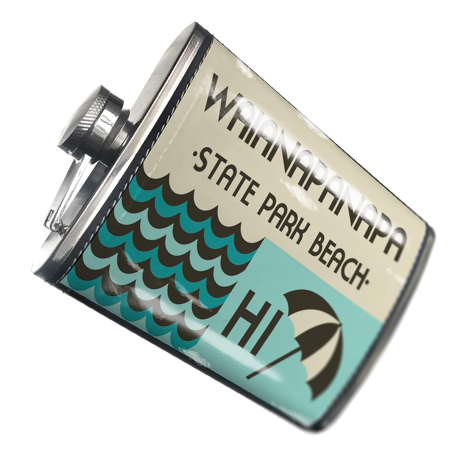 Amazon Com Neonblond Flask Us Beaches Vacation Waianapanapa