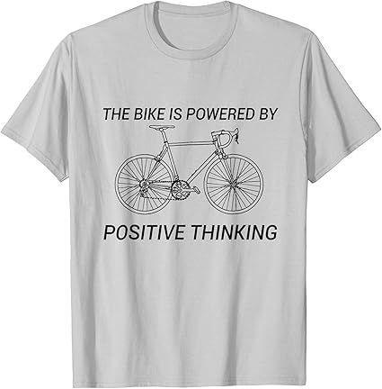 Amazon.com: BIKING TEE PEDAL POSITIVE Cycling Tshirts Cycling clothing: Clothing