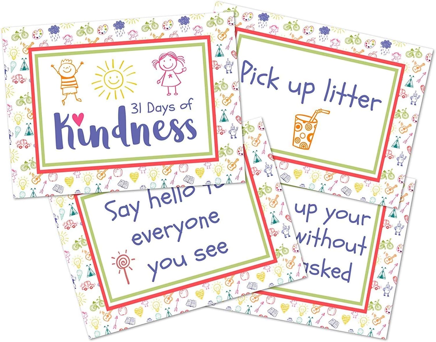 Kindness Cards Random Acts of Kindness Kids Kindness Card