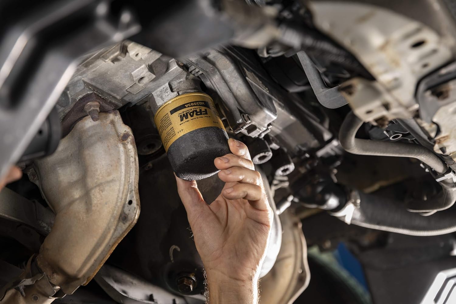 FRAM Ultra Synthetic XG3614, 20K Mile Change Interval Spin-On Oil Filter with SureGrip: Automotive
