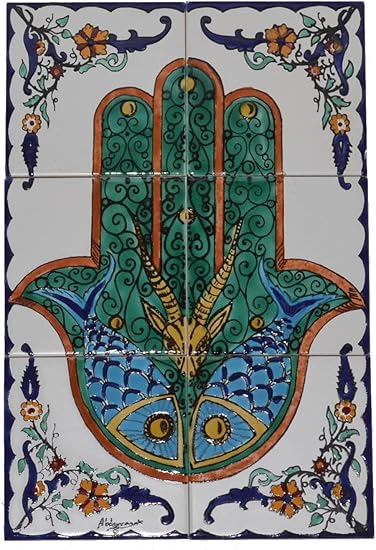 Fliesenbild Keramikfliesen Orientalisch Handbemalt Wandfliesen Mediterran 06 01 Amazon De Baumarkt