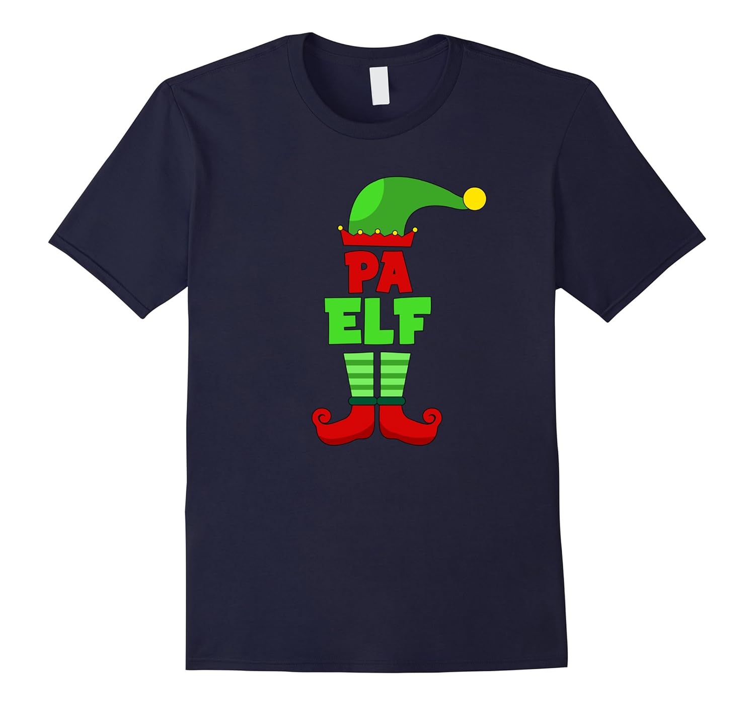 Pa Elf T Shirt - Funny Holiday Christmas Gift Tee-ANZ