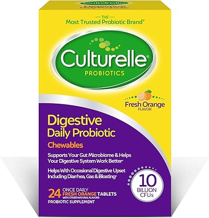 Amazon Co Jp 海外直送品culturelle Digestive Health Chewable 24 Chewables By I Health Inc 並行輸入品 Health Personal Care