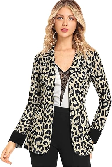 lightweight leopard print coat
