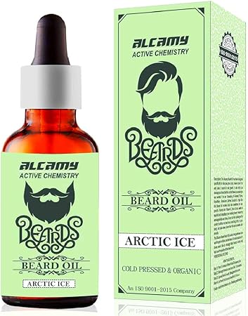 Buy Alcamy Beard Growth Hair Oil Arctic Ice 100 Organic Hair Oil 30 Ml Online At Low Prices In India Amazon In