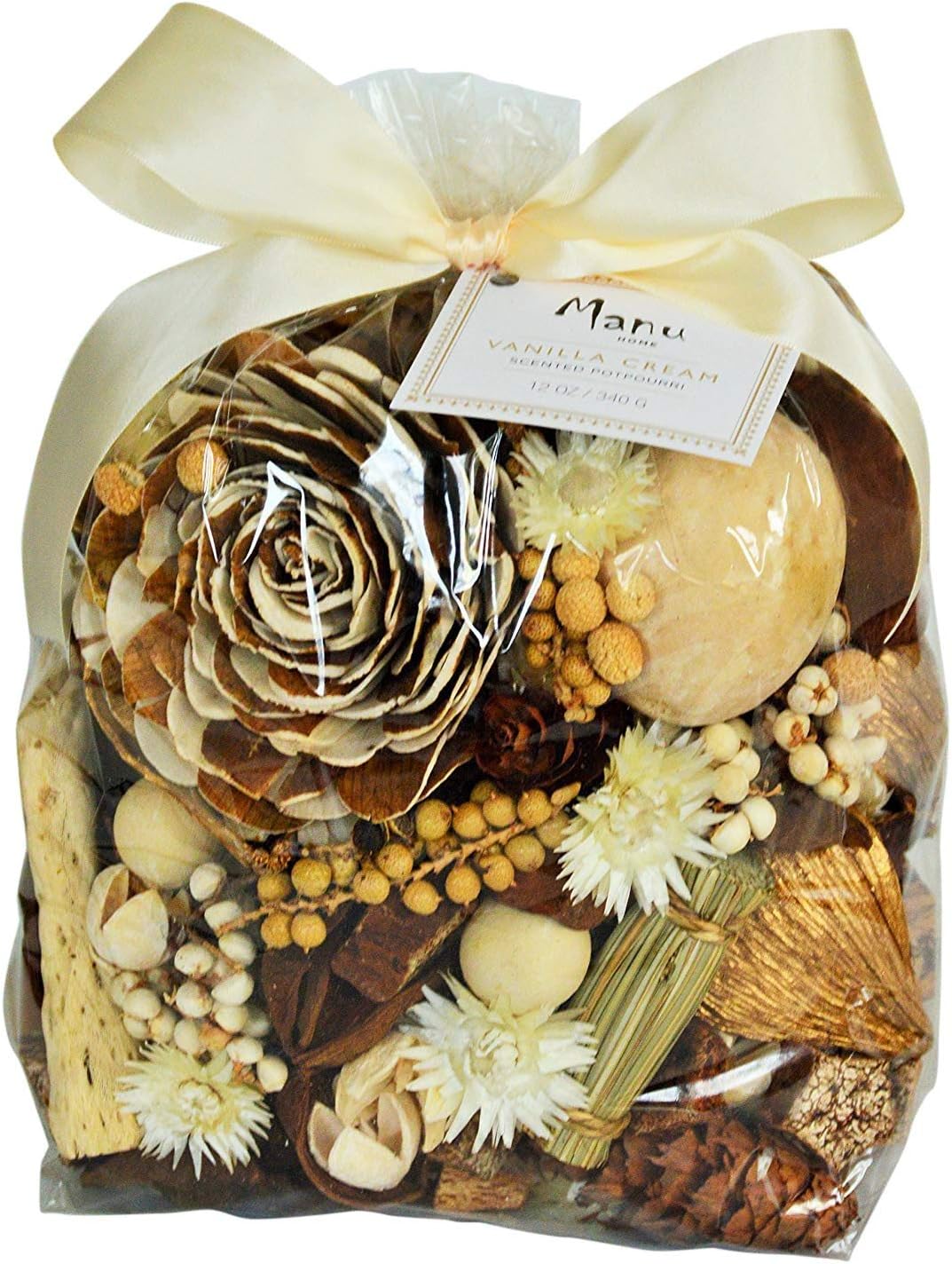 Manu Home Large Vanilla Potpourri Bag The Delectable Scent