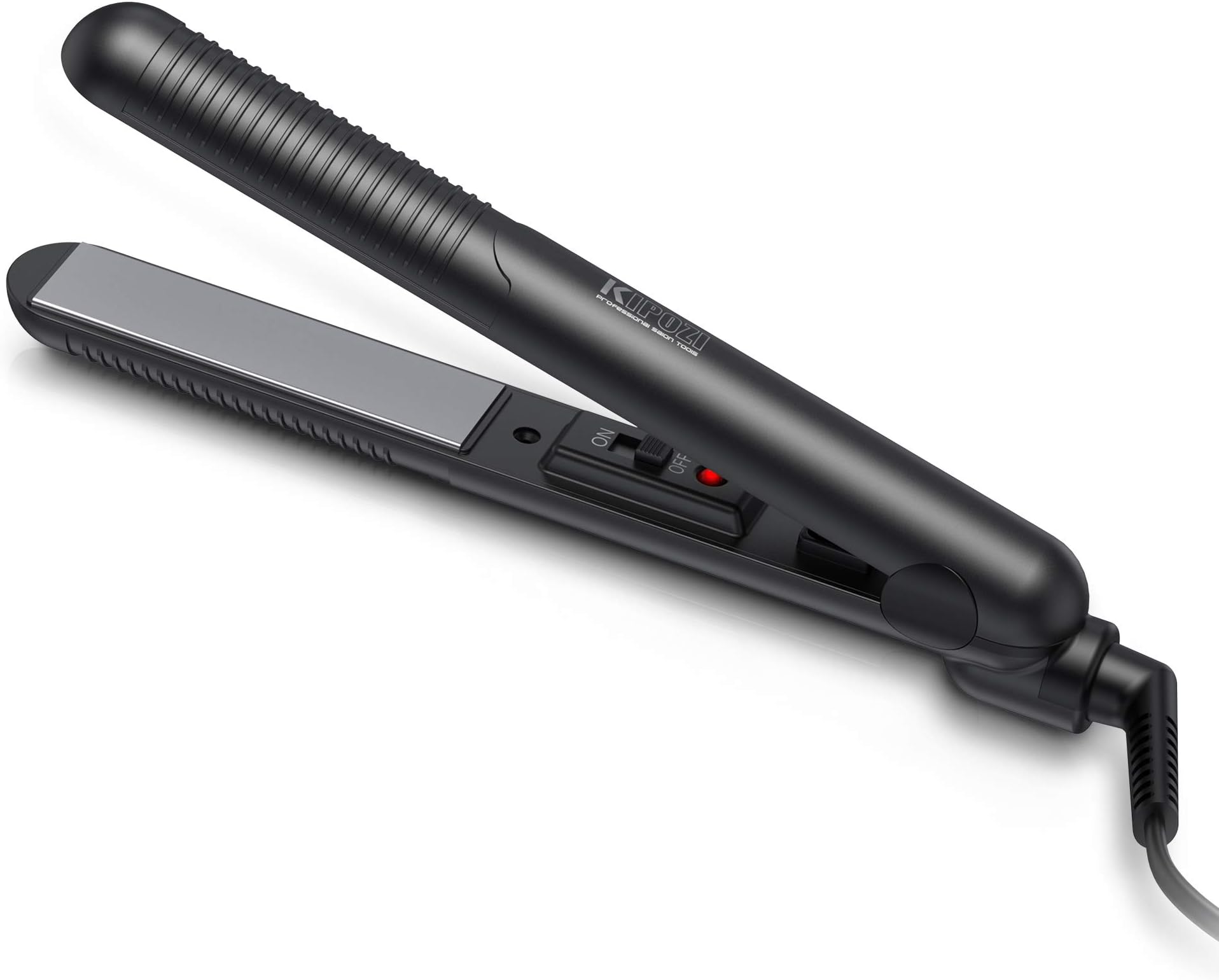 KIPOZI Professional Mini Hair Straighteners 2 In 1 Straightening And Curling Mini Straightener, Flat Iron With A Ceramic 0.9-Inch Plate, Includes Worldwide Dual Voltage.