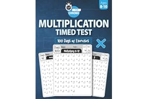 Multiplication: 6 000 Practice Problems | 100 Days Timed Test | Practice Exercises on Multiplying