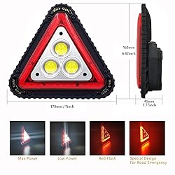 OTYTY 3 COB 30W 1500LM LED Work Light, Rechargeable