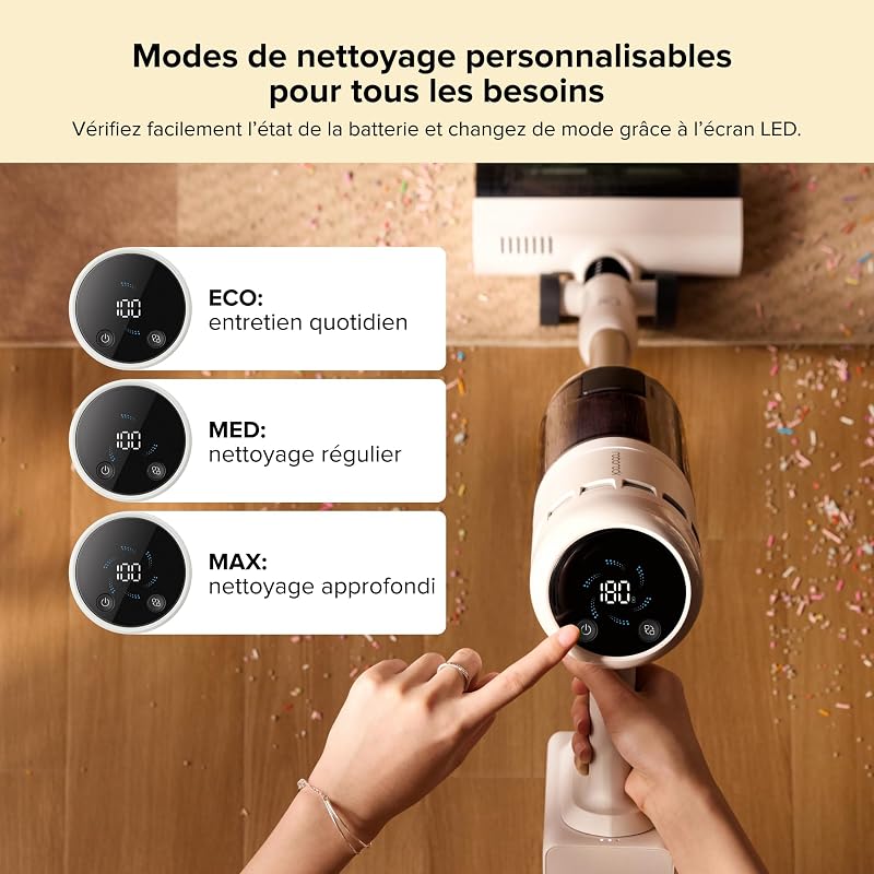 H60 Hub Aspirateur Balai sans Fil avec Station de Auto-Vidage