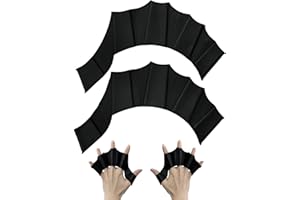 SATONBEYI Swimming Gloves,Swim Gloves,Webbed Gloves for Swimming Swim Fins Swim Gloves Aquatic Fitness Water Resistance for Women Men Kids